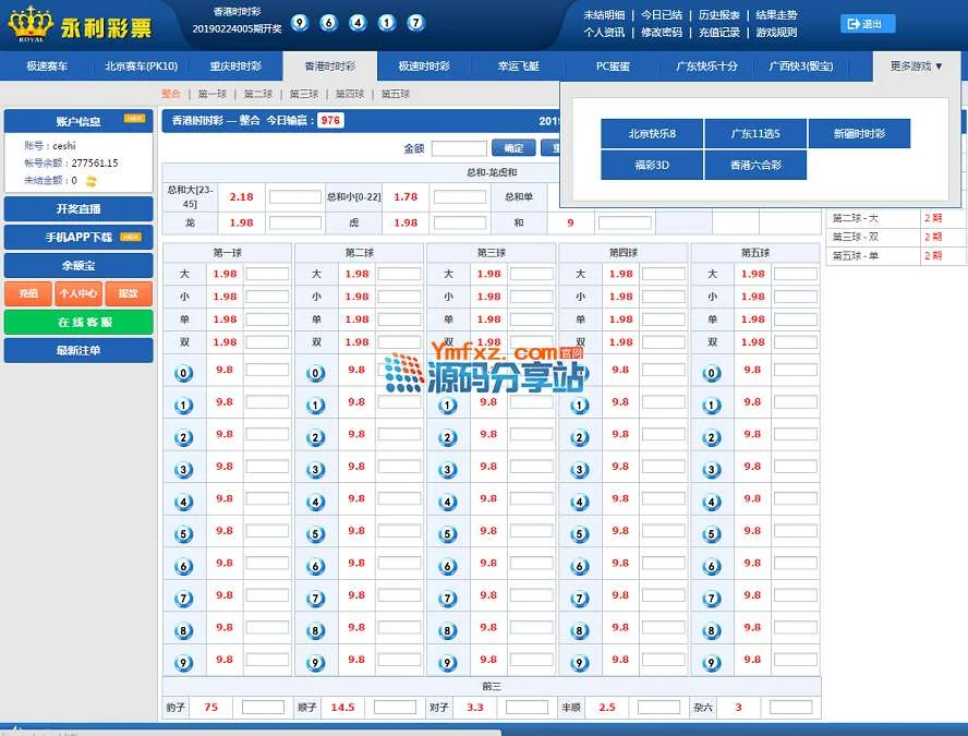 永莉CP源码,net语言开发,信用盘口网带有手机版