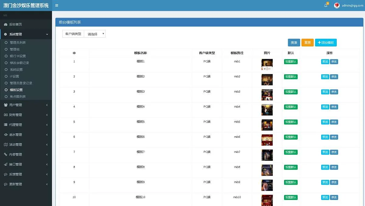 NG娱乐城源码PHP语言开发+二十多套模板