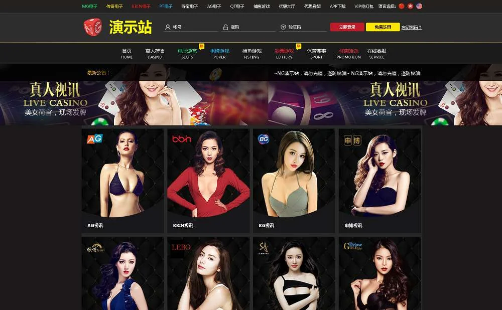 NG娱乐城源码PHP语言开发+二十多套模板